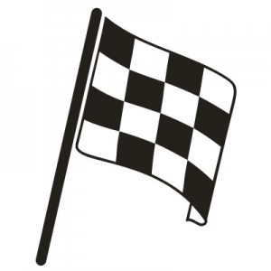 Checkered Racing Flags No.106